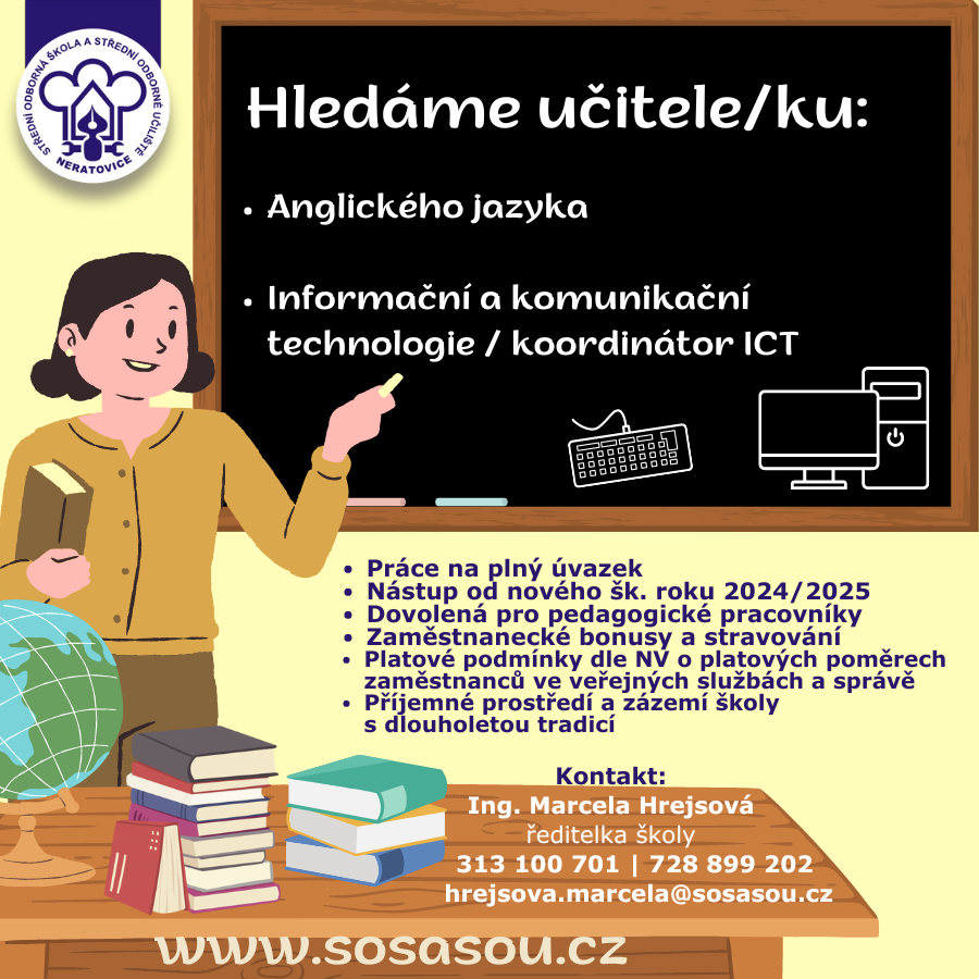 Hledáme učitele ICT